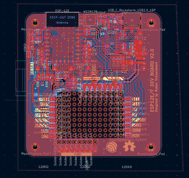 ESP-Devboard - Project image by Ruben Schoonbaert