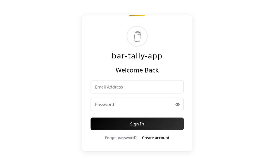 Bar tally webapp - Project image by Ruben Schoonbaert