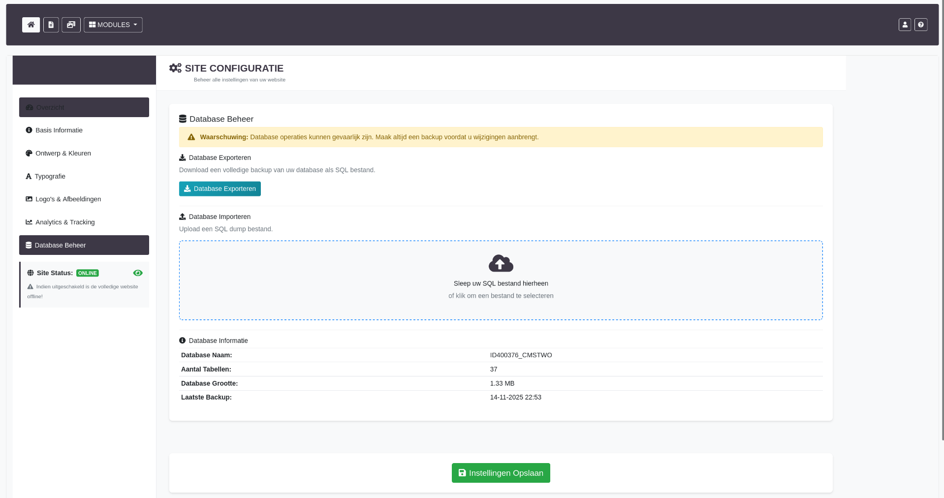 CMS for scouting website - Project image by Ruben Schoonbaert