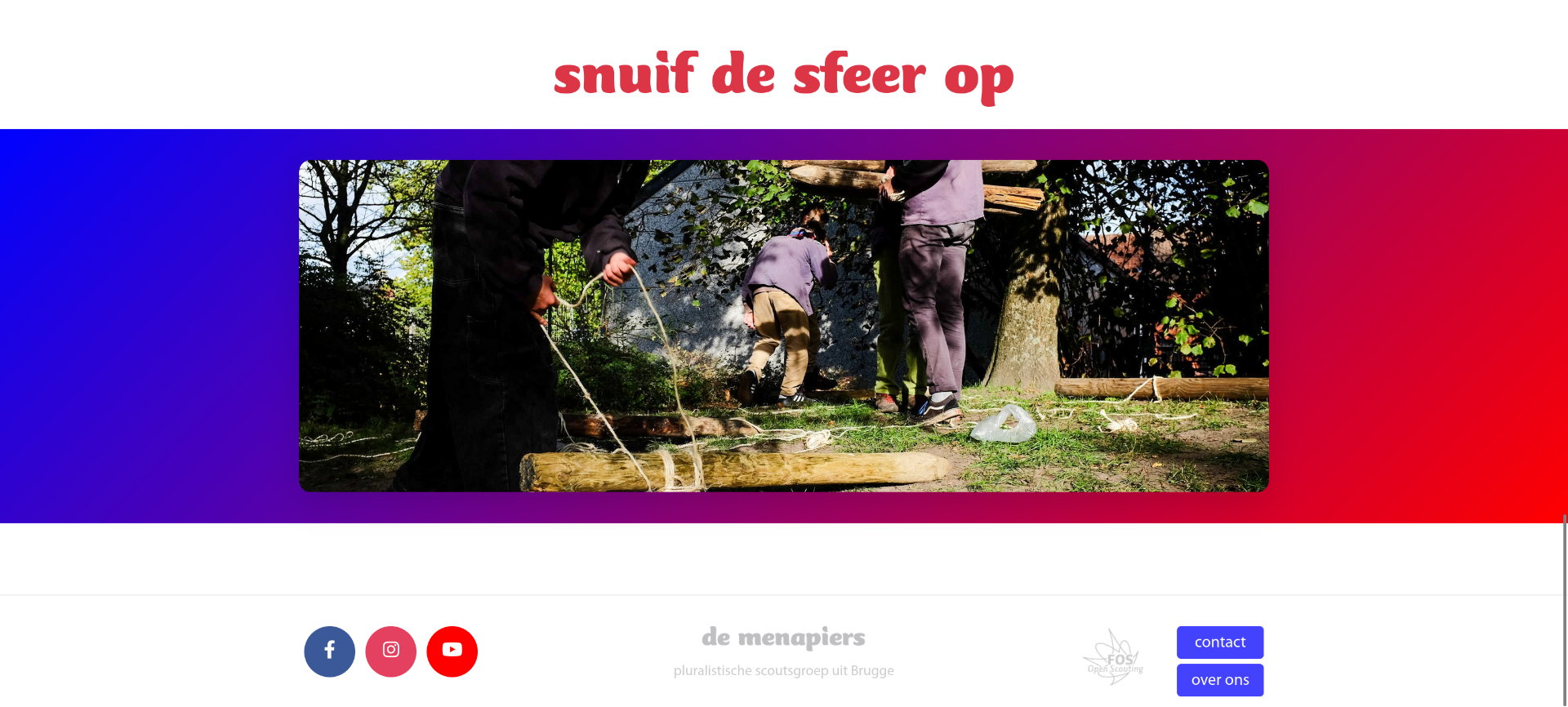 CMS for scouting website - Project image by Ruben Schoonbaert